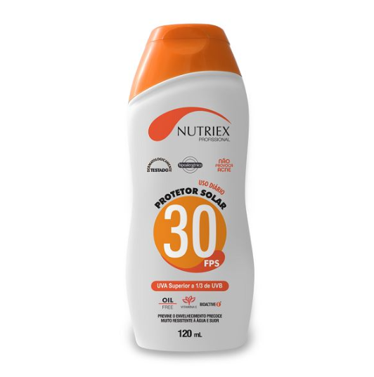 PROTETOR SOLAR PROF. FPS30 120ML NUTRIEX